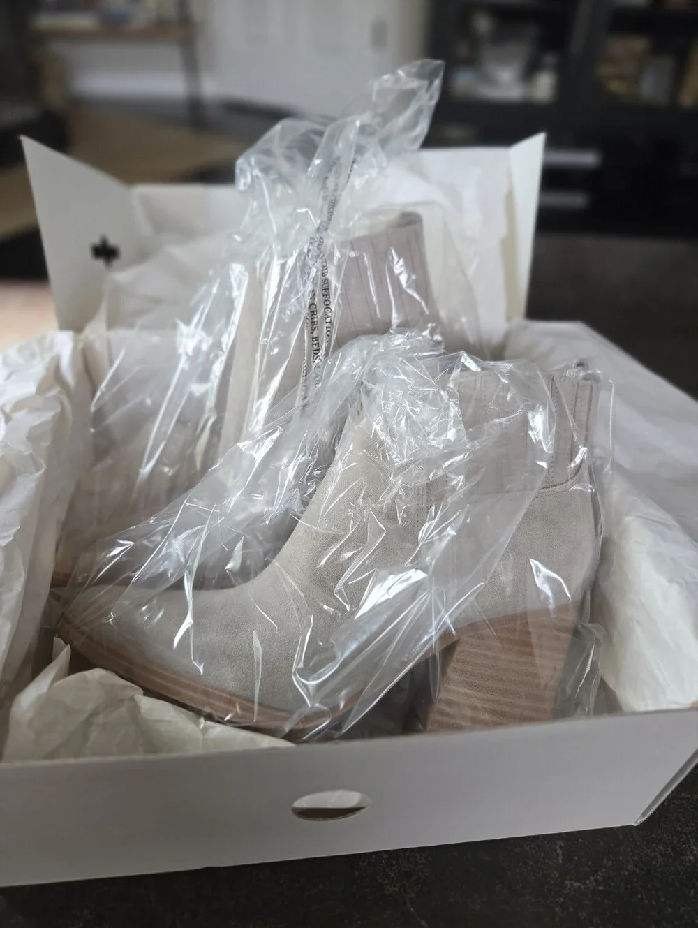 Marc Fisher - 6 - Orlanda Med. Gray Suede Booties - NEW IN BOX